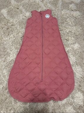 Mauve Quilted Baby Sleep Sack One-Piece